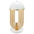 Designerska lampa stołowa Dolce Vita Biało - złota ST-1602 white - Step Into Design
